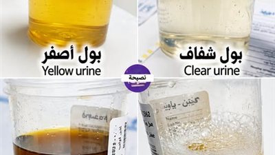 بول شفاف : كثرة شرب…