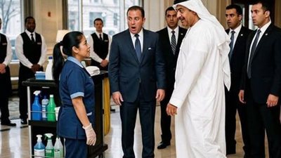 سؤال واحد باللغة العربية سأله رجل الأعمال الخليجي