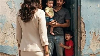 ذهبت المليونيرة الى بيتها