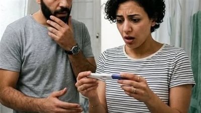 مراتي لقت اختبار حمل ف زبالة الحمام